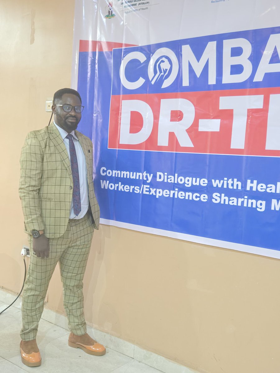 AdeleyeAdewaleS's tweet photo. TOGETHER, WE CAN END DRUG-RESISTANT TUBERCULOSIS IN NIGERIA.

I was honoured to participate in the COMBAT DR-TB Community Dialogue with Health Workers and Experience-Sharing Meeting.
#EndTB #CombatDRTB #TBFreeNigeria #PublicHealthAdvocacy #HealthForAll https://t.co/8SA82WTOio