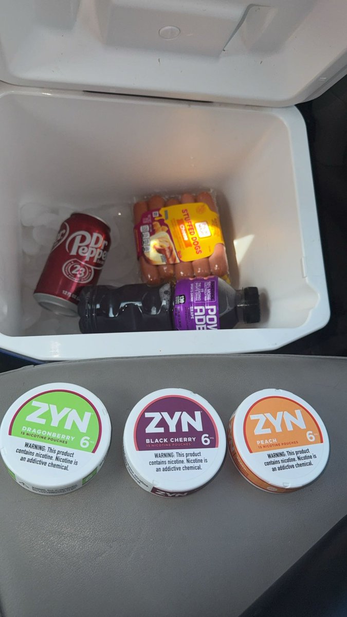 Holden_Tudix90's tweet photo. On my way to go hangout with @mikejagginoffjr for the weekend. Essentials packed for the road. Yes I will be giving a review for the new flavors. #minicoolerdox #getlikeme #tudixinyourface https://t.co/KjhiPw4ALP