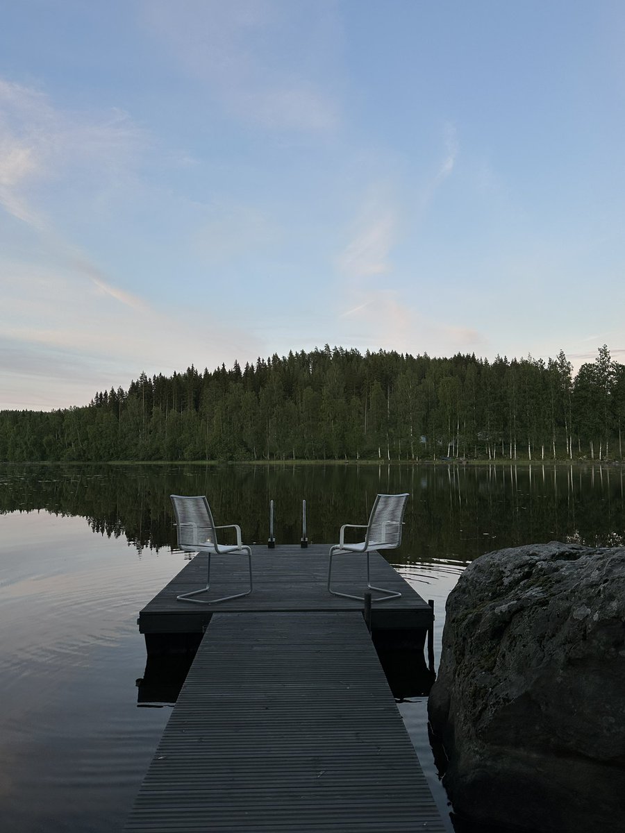 matchabae99's tweet photo. somewhere in finland with the midnight sun https://t.co/r8RHaDavCY