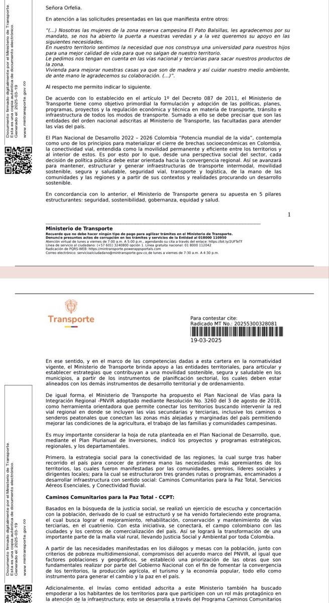 MYB29516746's tweet photo. @lafm Mientras el indicador contable reporta un 3% de giro final, las obras en las regiones están EN EJECUCIÓN en el territorio (como lo certifican  MinTransporte). Al final del día, el reporte real del Invías ya consolida 9.903 kilómetros de red vial regional intervenidos. https://t.co/QYe45wHUH6