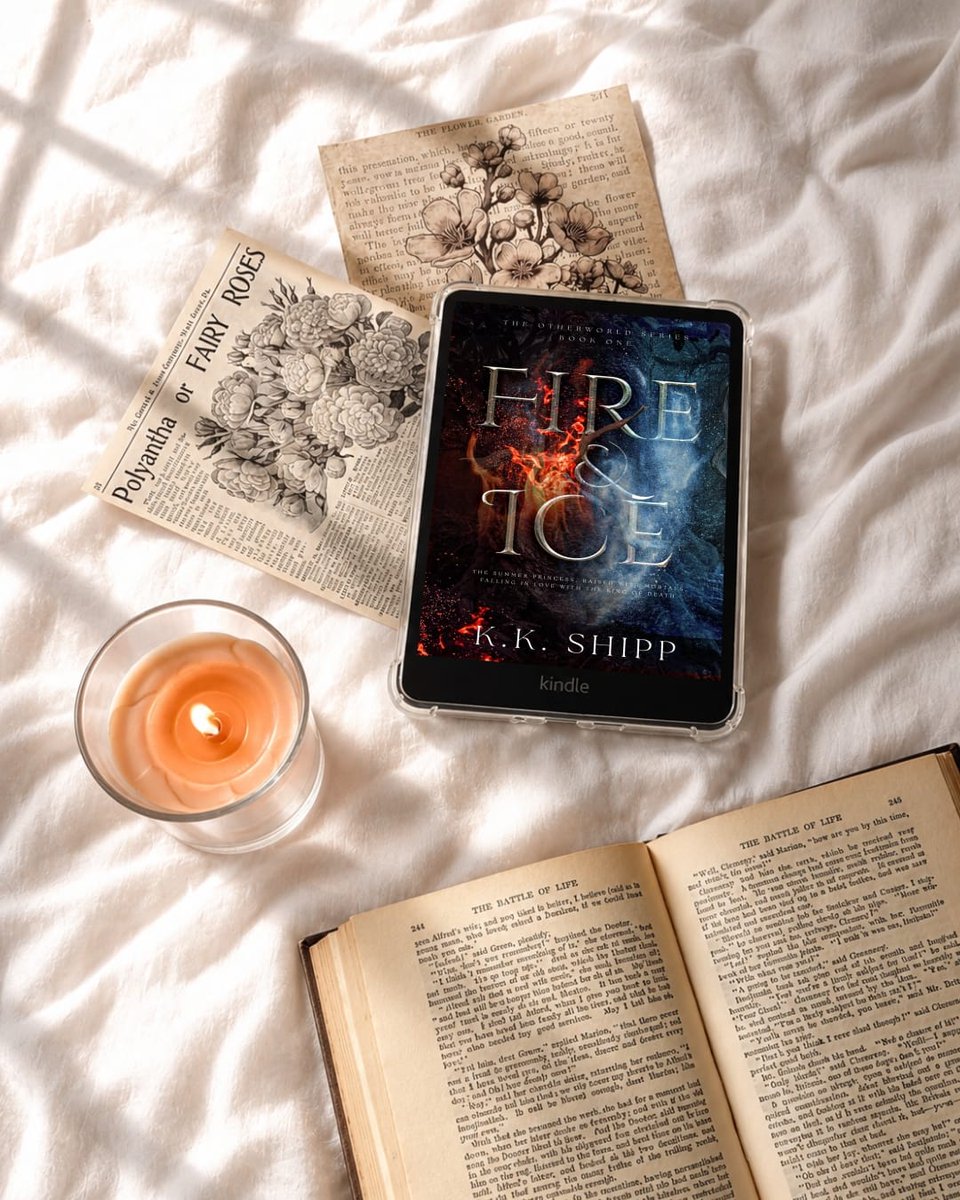 _Book_Island_'s tweet photo. For trope lovers ~
If you love:  
- Fated mates  
- Light vs dark  
- Found family  
- Court intrigue + humor  

Read Fire &amp; Ice by K.K. Shipp.  

Less about kingdoms, more about two people learning to trust each other.  

The start of an expansive fantasy journey 🔥❄️ https://t.co/SJz9LcALiY