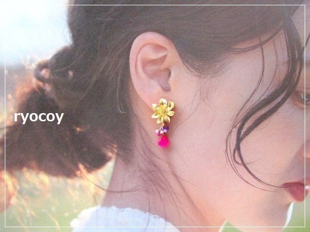 ryocoy2's tweet photo. 📢フューシャピンクカルセドニーの華やかフラワーピアスをご紹介です🌺

もうすぐそこまで来てる夏にぴったりなハワイアンなデザイン✨️
ビタミンカラーで気持ちも華やかに😍

➡️https://t.co/I0hJ6wAVPo 

#minne #handmade #ハンドメイドアクセサリー #あいことばクーポン https://t.co/2rpIiINwEM