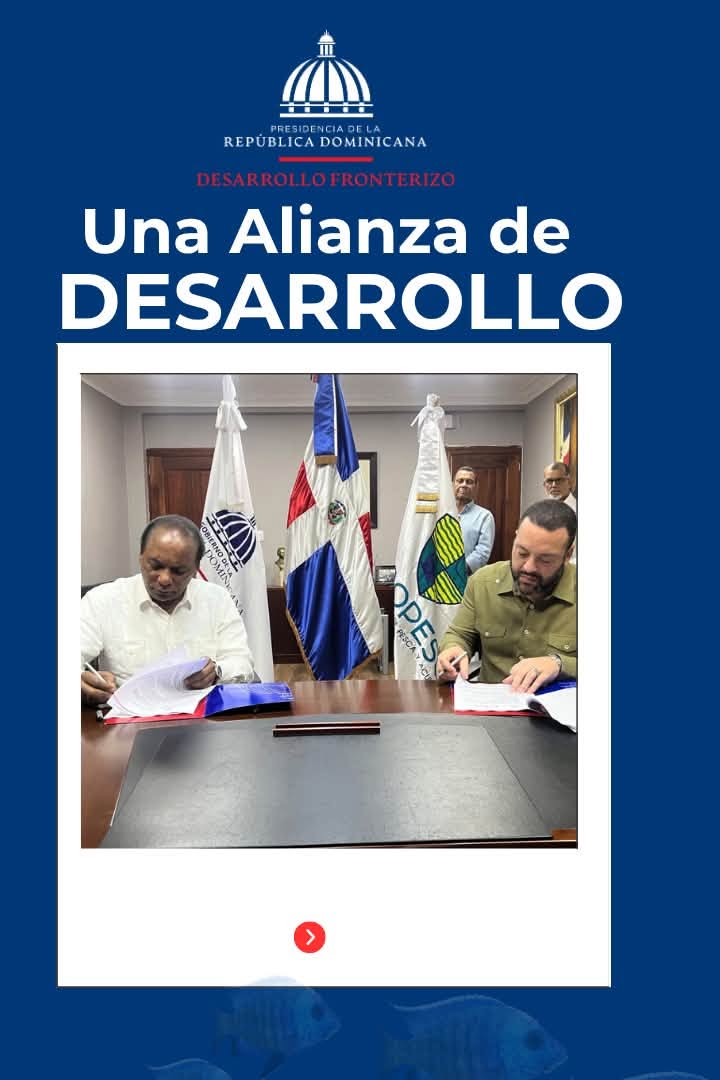 DGDFRD__'s tweet photo. 🐟🤝 Una alianza que transforma el presente y construye el futuro de nuestra frontera.
La Dirección General de Desarrollo Fronterizo (DGDF) y el Consejo Dominicano de Pesca y Acuicultura (CODOPESCA) https://t.co/4vBG5tjVDz