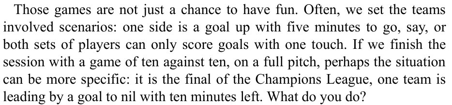 ThomasCryan's tweet photo. Many people don't realise that Fergie time was something that Man United under Alex Ferguson specifically trained for. Rafa Benitez also speaks about using scenario-based training. 

Don't need to have separate coach, just a focus in training so players understand what to do. https://t.co/MTHywU4FKw