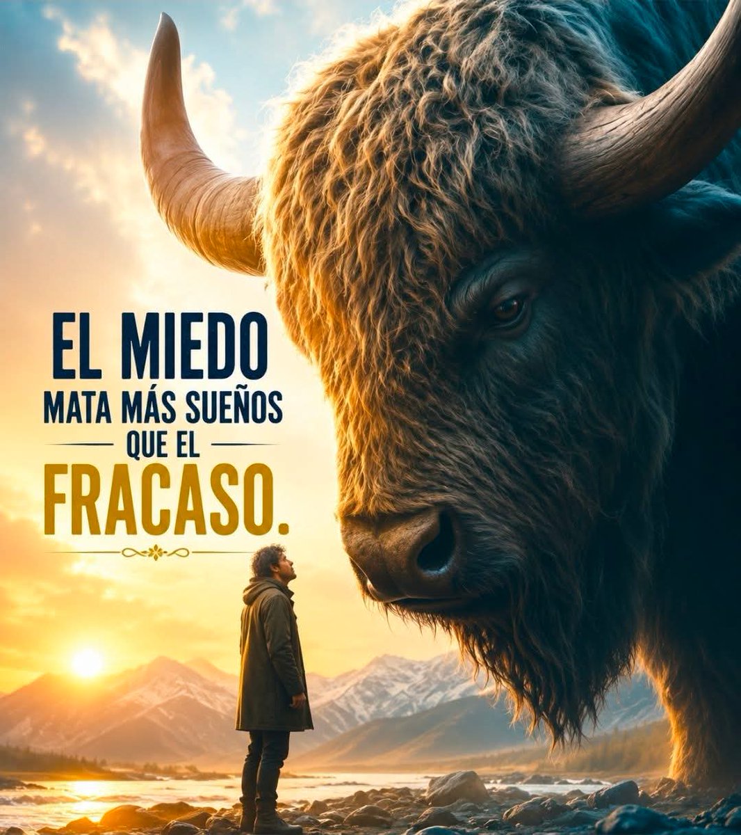 JlrPoloruiz's tweet photo. El miedo no siempre hace ruido. A veces se disfraza de dudas, excusas o de esperar "el momento perfecto". Mientras tanto, los sueños siguen esperando.
El fracaso puede enseñarte una lección. El miedo, en cambio, puede impedirte siquiera intentarlo.
Atrévete a dar ese primer paso. Con fe, disciplina y perseverancia, descubrirás que muchas de las barreras estaban solo en tu mente.
No permitas que el miedo decida el futuro que Dios puso en tu corazón. 

"Porque Dios no nos ha dado espíritu de cobardía, sino de poder, de amor y de dominio propio." — 2 Timoteo 1:7
#Fe #Valentía #Propósito