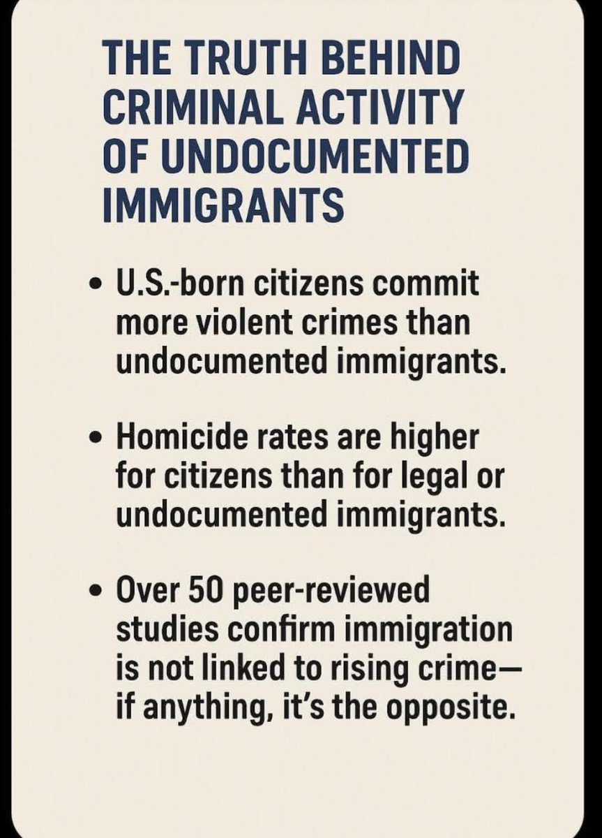 JenM_1960's tweet photo. @Neil_Elvis @mmpadellan Fun fact about crime and undocumented immigrants. In many cases crime actually went down.. https://t.co/BiKg5A4RP9