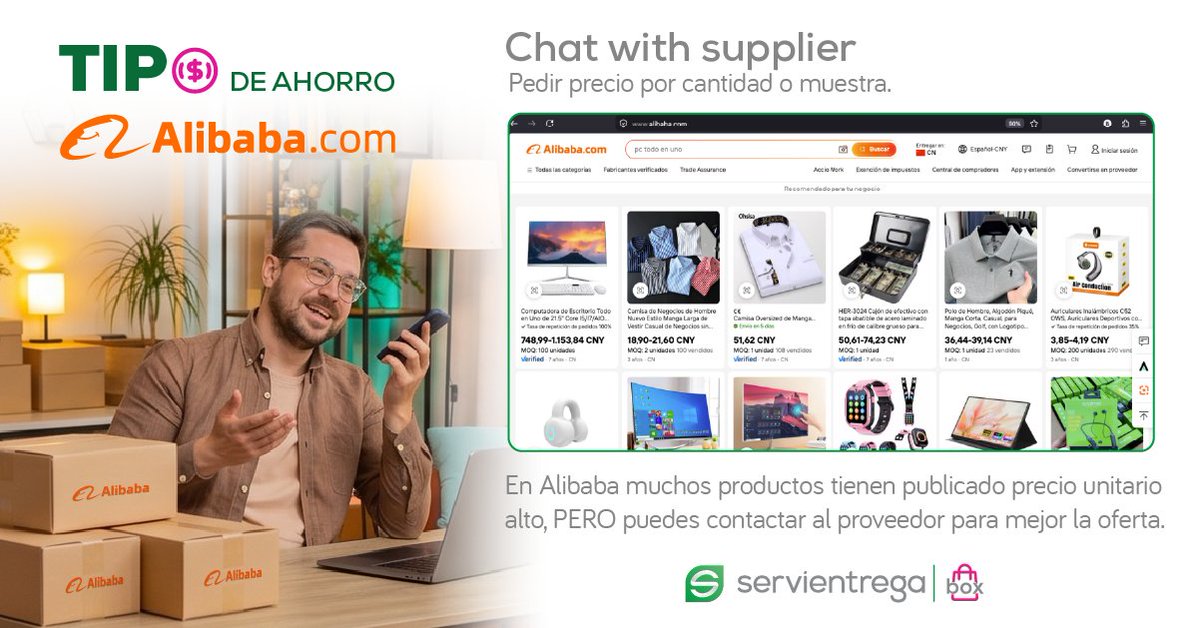 ServientregaBox's tweet photo. Pequeñas acciones pueden marcar una gran diferencia en lo que pagas por tus productos. 💸

👉 Guarda este tip y aplícalo en tu próxima compra.

🌐 Entrega última milla. ¡SIN COSTO!
https://t.co/AvlFZ4v41u

#CasilleroChina #ServientregaBoxEc #Alibaba #Tip #ComprasOnline https://t.co/G849YVJmID