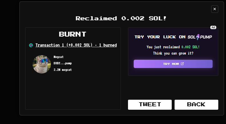 ZillaOnChain's tweet photo. 2.2 million more tokens burnt !

$mogcat https://t.co/9HLcXd1CoA