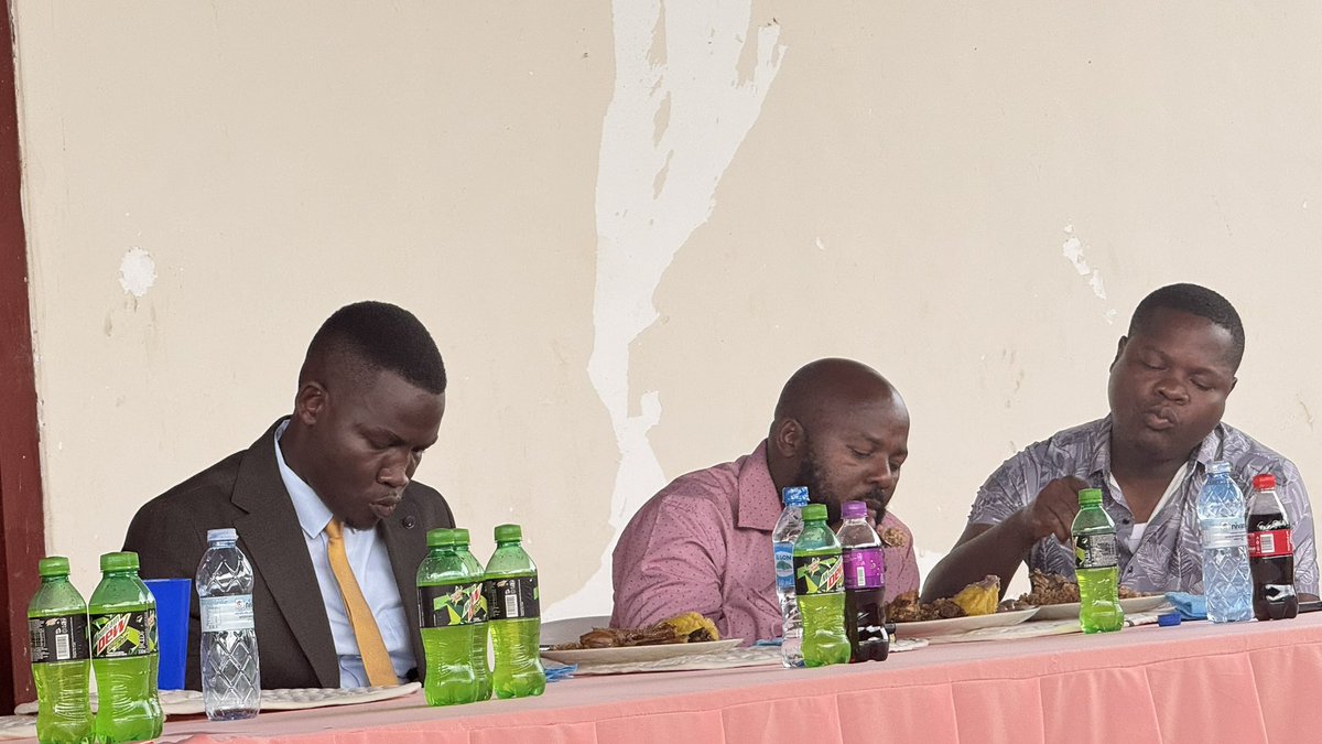 emmahbwayo's tweet photo. I joined the staff of the Presidential Skilling Hub–Bugisu at Lukhonje to bid farewell to the outgoing Centre Manager, Philip Woniala, who has been transferred to the Presidential Skilling Hub in Bukedi. @pisgbc @IndustrialHubs @Wabwire1 https://t.co/A75Lr6D71C