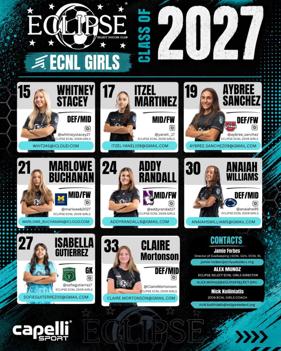 Eclipse Select 2009 ECNL tweet media