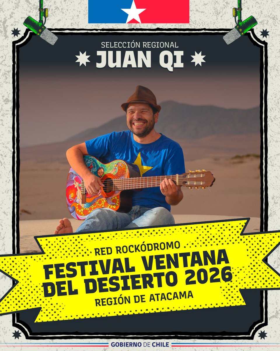 EscuelasdeRock's tweet photo. ¡En breve comenzamos con el primer festival de la #RedRockódromo2026 del año! Desde Copiapó se viene una nueva edición de Ventana del Desierto, arrancando a las 19.00 horas, con una selección de artistas regionales y el cierre cortesía de Jonas Sanche &amp; SoulNastyy ⚡️ https://t.co/iWVnfT7t6N