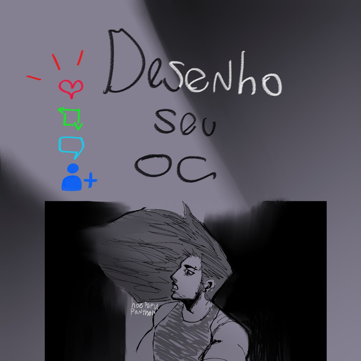 Hoepefulpanther's tweet photo. Desenho seu oc! Pra movimentar o perfil.

Só seguir, comentar, retweetar e curtir!

I'll draw your oc! 

Just follow, comment, retweet and like the post!

#OCㅤㅤ #ocart #artㅤㅤㅤㅤ #artmootsㅤㅤㅤㅤ https://t.co/2ArgGgCyfg