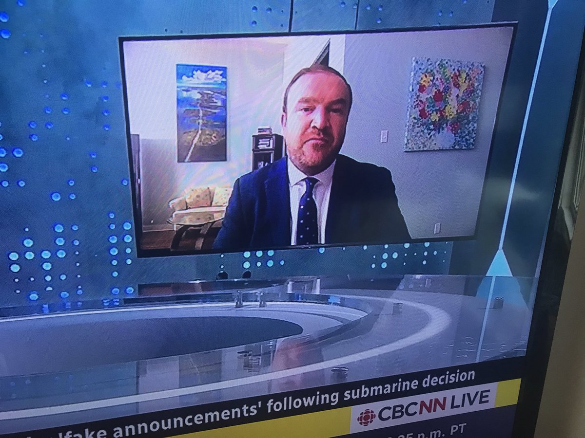 x2bear's tweet photo. @PnPCBC Guess @EricDuncanSDG couldn’t find a nice painting of his own riding! Or deliberate signal of his true allegiance?? Conservatives are so anti Canada! #mapleMAGA https://t.co/TADDXfFVeO