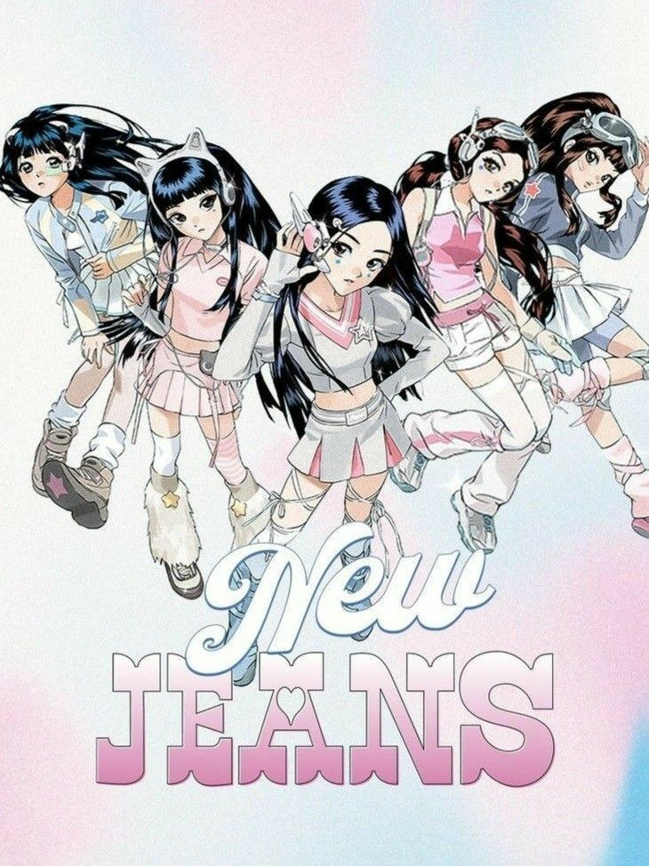 kimberleyhehe's tweet photo. NewJeans Cyber Retro Magical Girl characters ~ https://t.co/jdDppI8F11