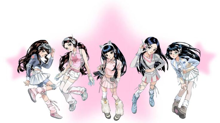 kimberleyhehe's tweet photo. NewJeans Cyber Retro Magical Girl characters ~ https://t.co/jdDppI8F11