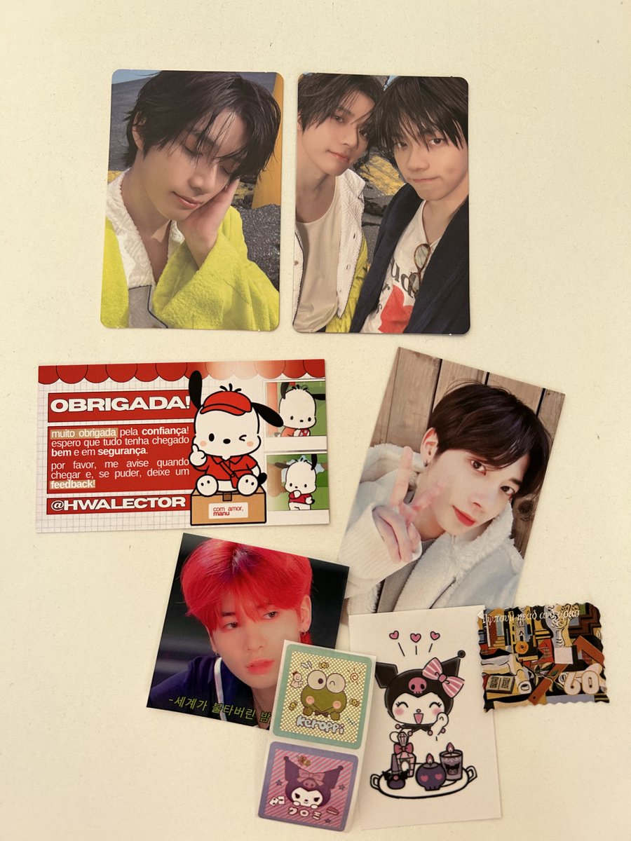 sabrinna0712's tweet photo. Feedback positivo para @hwalector 🥰 todo o processo da venda foi super tranquilo os cards chegaram bem protegidos 🥹 muito obrigada! 💕 https://t.co/nRBKAjcZ0m