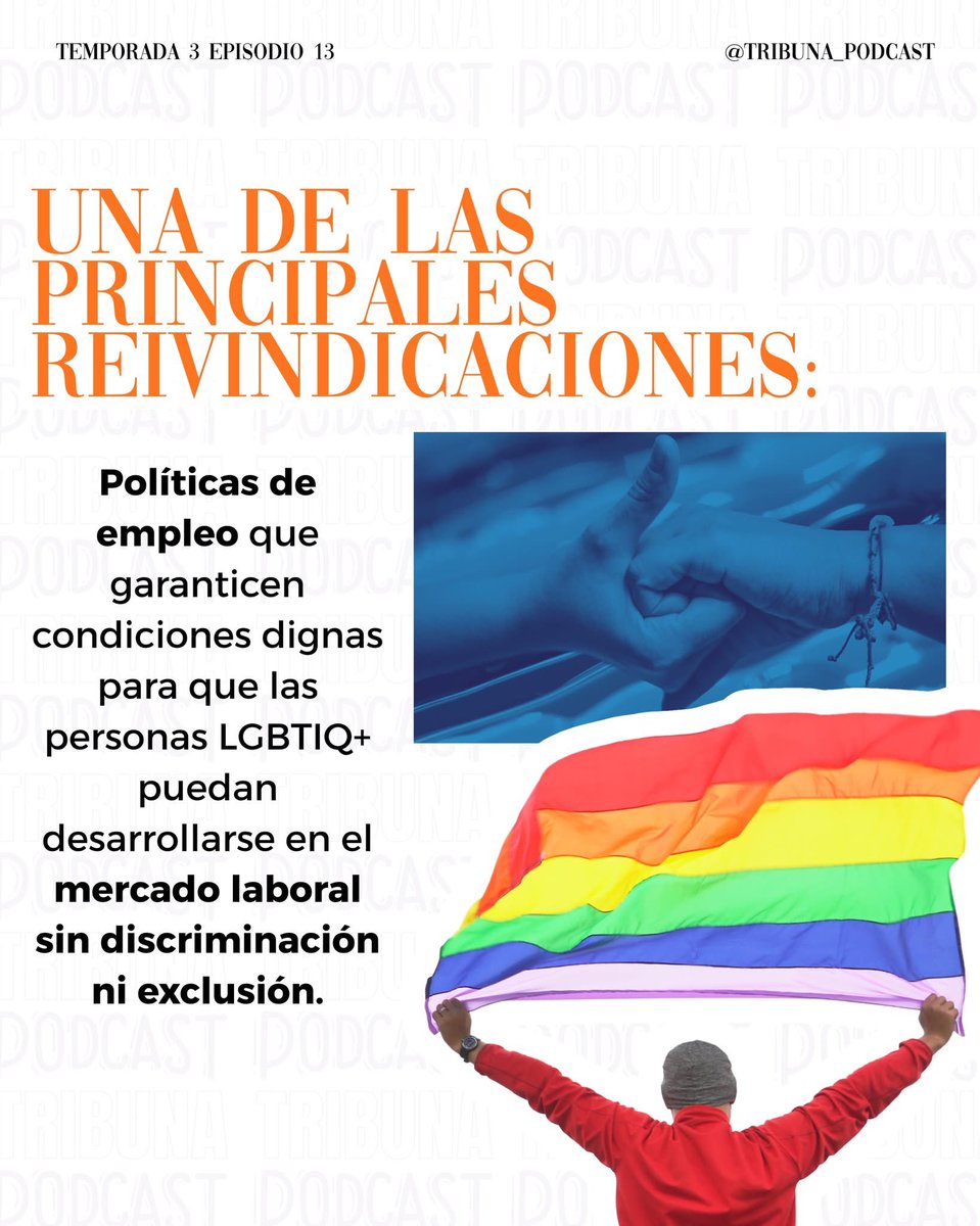 Tribuna_Podcast's tweet photo. 📊 El DANE lo confirma: la comunidad LGBTIQ+ tiene más desempleo. ¿Por qué nadie habla de eso?

Discriminación laboral, falta de políticas de empleo, y sindicatos que aún no incluyen sus derechos en las negociaciones colectivas. https://t.co/O6pbRN8xk3