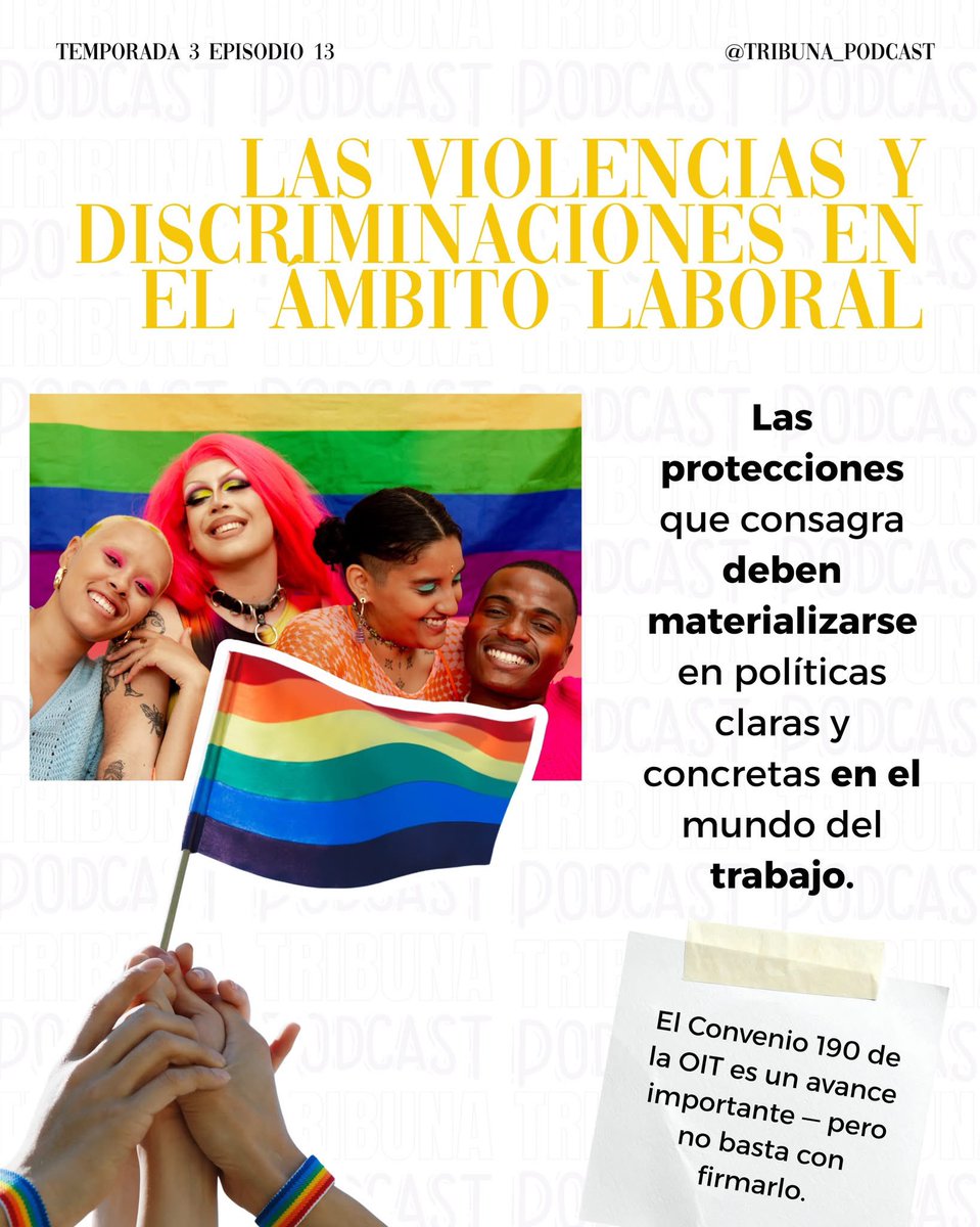 Tribuna_Podcast's tweet photo. 📊 El DANE lo confirma: la comunidad LGBTIQ+ tiene más desempleo. ¿Por qué nadie habla de eso?

Discriminación laboral, falta de políticas de empleo, y sindicatos que aún no incluyen sus derechos en las negociaciones colectivas. https://t.co/O6pbRN8xk3