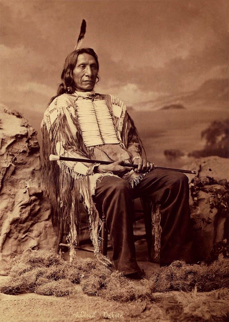 Native3rd's tweet photo. “We do not want riches but we do want to train our children right. 

Riches would do us no good.

We could not take them with us to the other world. We do not want riches. We want peace and love.”

~Chief Red Cloud, Maȟpíya Lúta, Oglala Lakota, (1822-1909) https://t.co/VWe2gdpV7Q