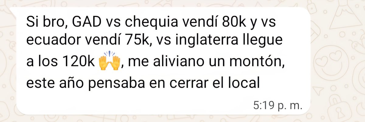 VecesEn's tweet photo. Un camarada le lleva los impuestos al dueño de un bar y el mundial de México le salvo el negocio https://t.co/o79EelA9Jt