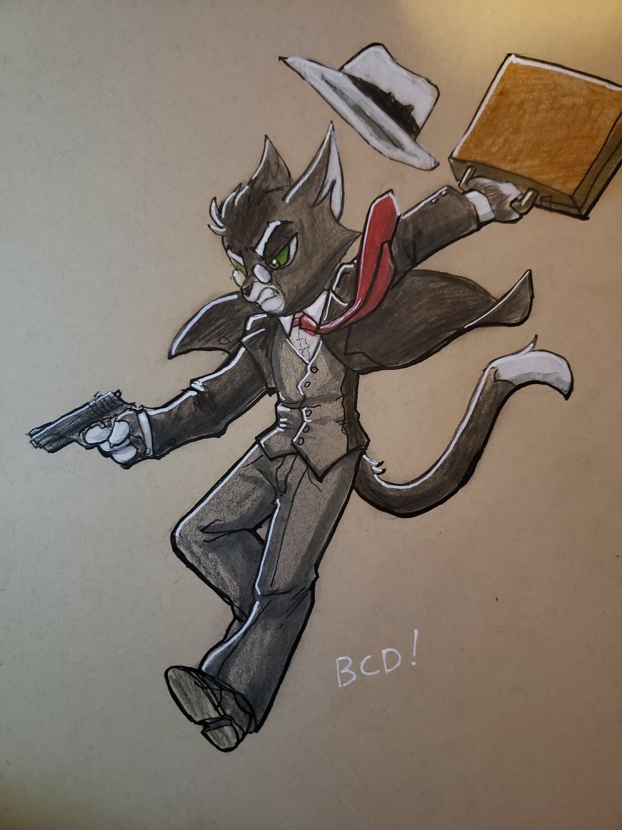 BluDogOfCoffee's tweet photo. I redrew that old Mordecai from the gallery

Just another day in the exciting field of bookkeeping 

#lackadaisy https://t.co/bcXrk1M1Xg
