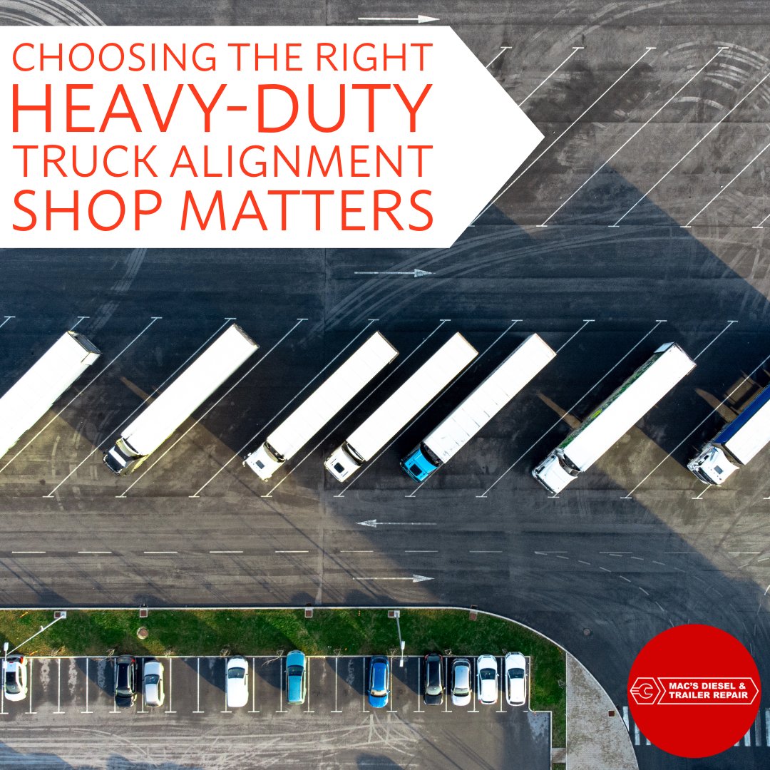 Macsdieselrep's tweet photo. Choosing the right heavy-duty truck alignment shop matters. Avoid these three common mistakes to protect your tires and improve performance. https://t.co/hUiZvliT5I #TruckAlignment #FleetMaintenance https://t.co/9WqRCzoCSx