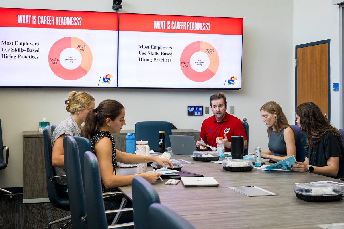 KU_LEADS's tweet photo. Preparing for success beyond the game 💼 Yesterday’s Lunch & Learn gave our student-athletes the opportunity to build their career readiness skills and gain interview tips and tools to help them feel confident in their next opportunity.
#KULeads #RCJH https://t.co/ufIWBs9DQ8