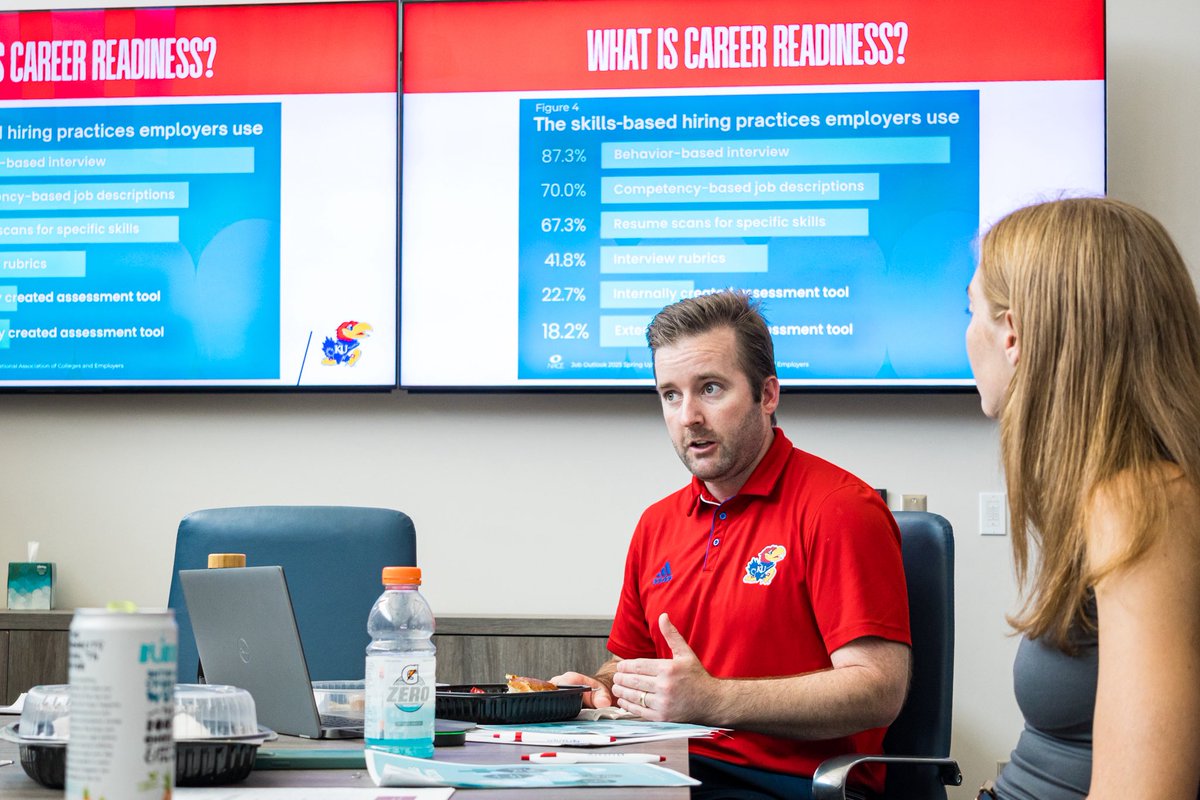 KU_LEADS's tweet photo. Preparing for success beyond the game 💼 Yesterday’s Lunch & Learn gave our student-athletes the opportunity to build their career readiness skills and gain interview tips and tools to help them feel confident in their next opportunity.
#KULeads #RCJH https://t.co/ufIWBs9DQ8