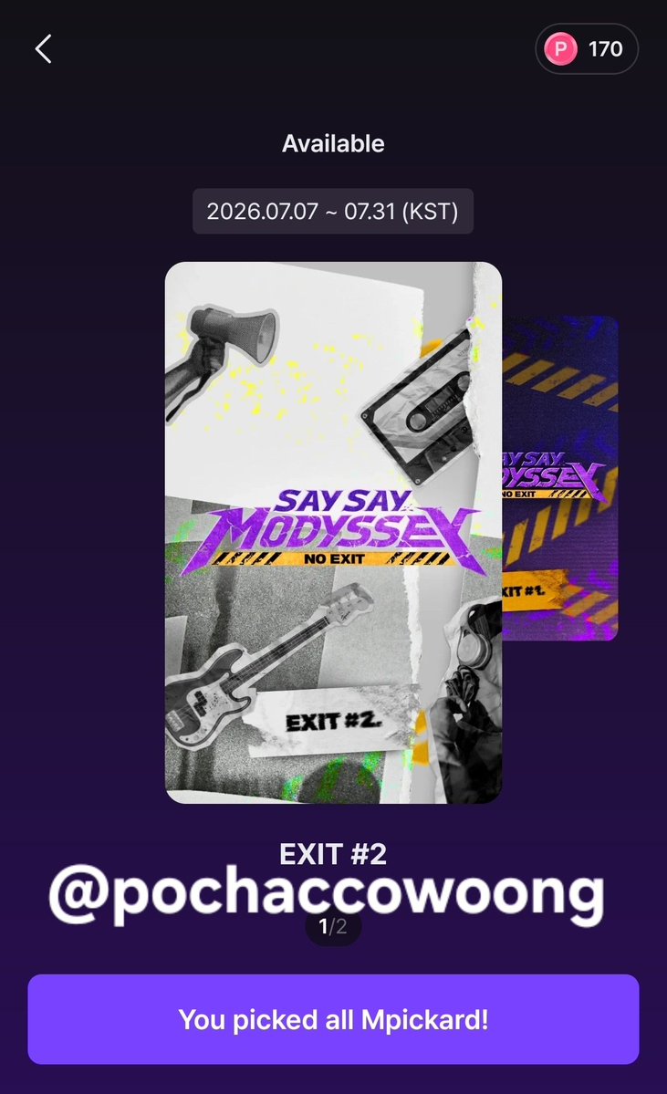 pochaccowoong's tweet photo. 언제나처럼 감사합니다~ 모디세이 파이팅! 

#SSM_NOEXIT #MnetPlus #EXIT2_Event https://t.co/k5BvEtUXub