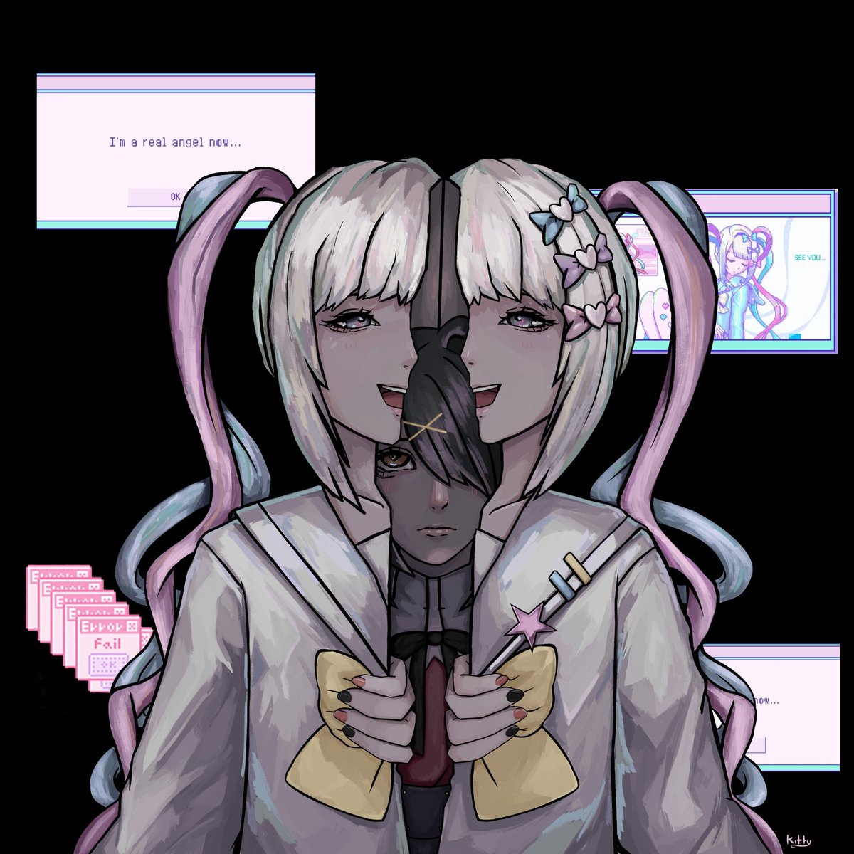kittenzwaste's tweet photo. just finished this mwhehe i literally just met nyalra at anime expo a few days ago lololol, too nervous to ask a question though ….;-; ENJOY! #needystreameroverload #anime #digitalart #needygirloverdose https://t.co/DD1tKTIUtZ