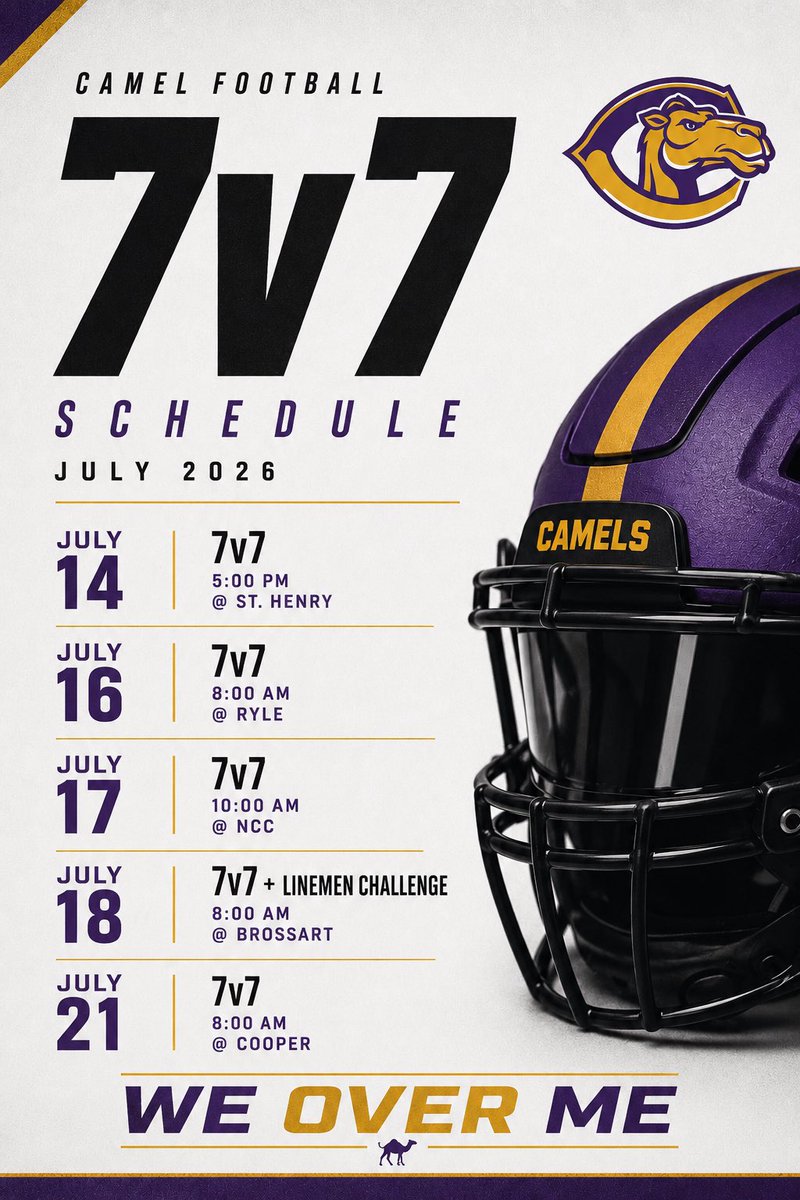 champagnelusti's tweet photo. July 7v7 schedule coming 

@aiden_seibert3 @ariedinger44 @CadeAnthrop @Aydennzz1 @Mich4elMet https://t.co/dM1MWIFp3K