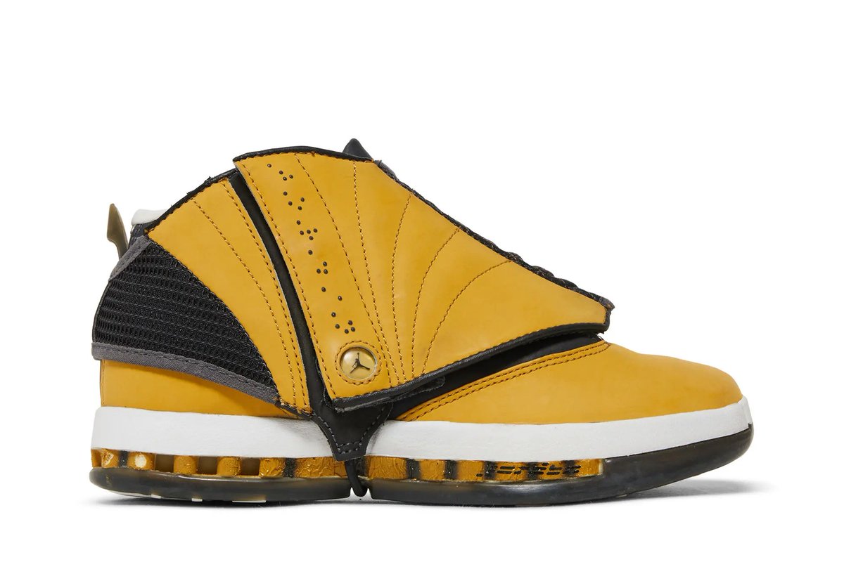 houseofheat's tweet photo. BREAKING: Air Jordan 16 "Ginger" RETURNS Summer 2027! 💛 https://t.co/mk2JqCAmuc