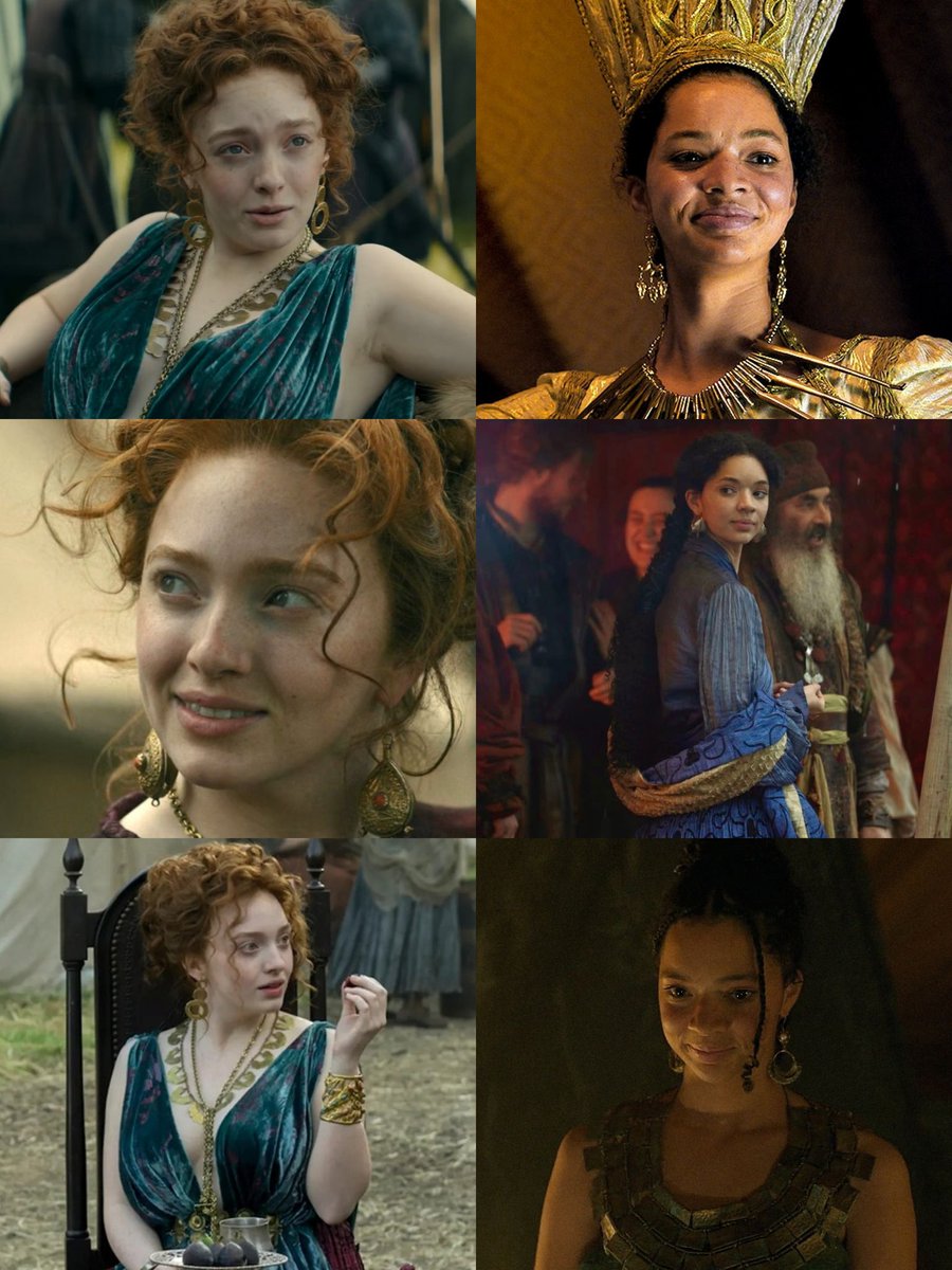 whjnitis's tweet photo. The way in AKOTSK the women were styled so wonderfully even though the show had a shorter runtime, way smaller budget and the characters were not even royalty https://t.co/CplMFvSsLz