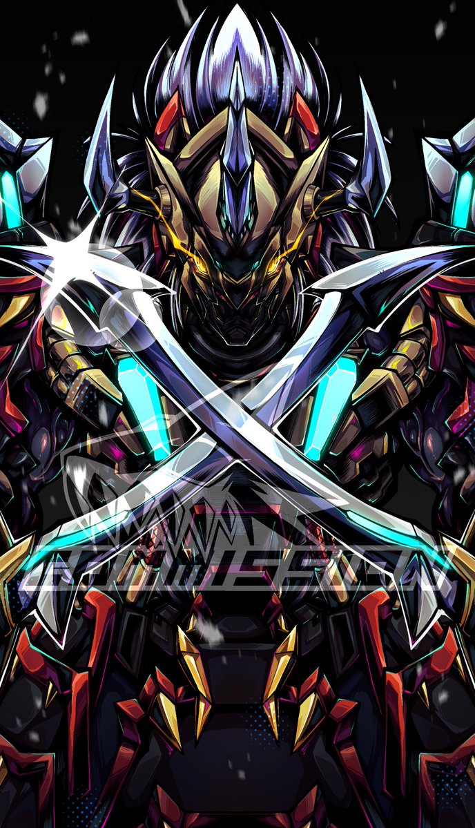 Ridgeone1's tweet photo. Gaioumon Comm for @/Tigrexking999

#Digimon #デジモン https://t.co/jXZSUKppWL