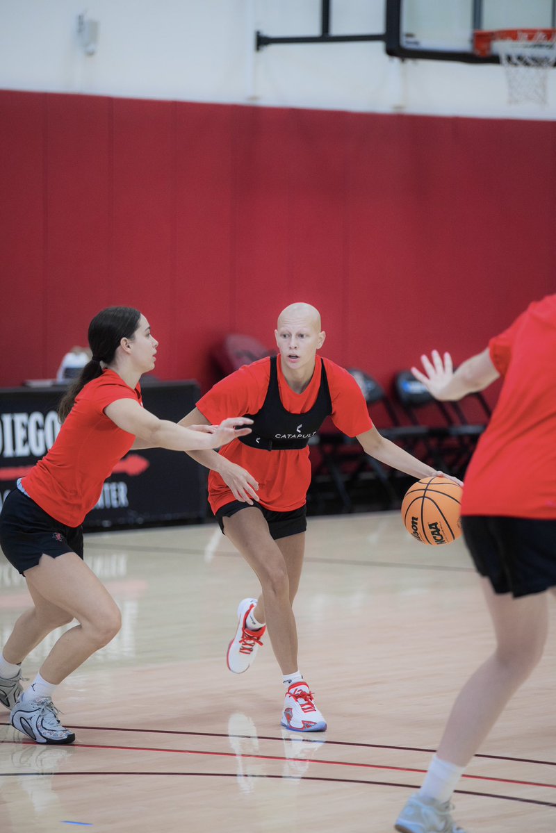 Aztec_WBB's tweet photo. Summertime grind 💪 #GoAztecs https://t.co/b4RrmrgKwM