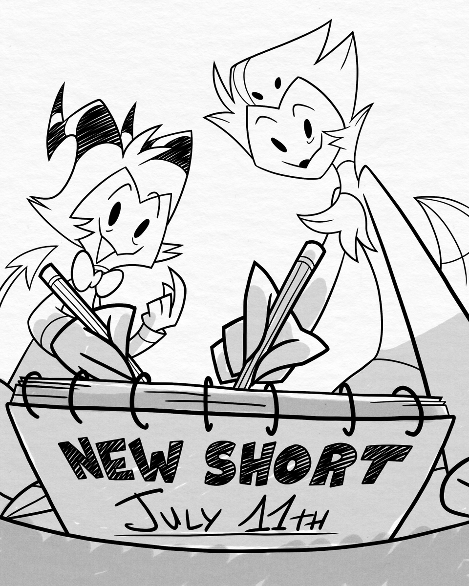 TheCartoonBase's tweet photo. ‘HELLUVA BOSS’ new short will release tomorrow at 10am PT. https://t.co/r8XuQ4pWmj