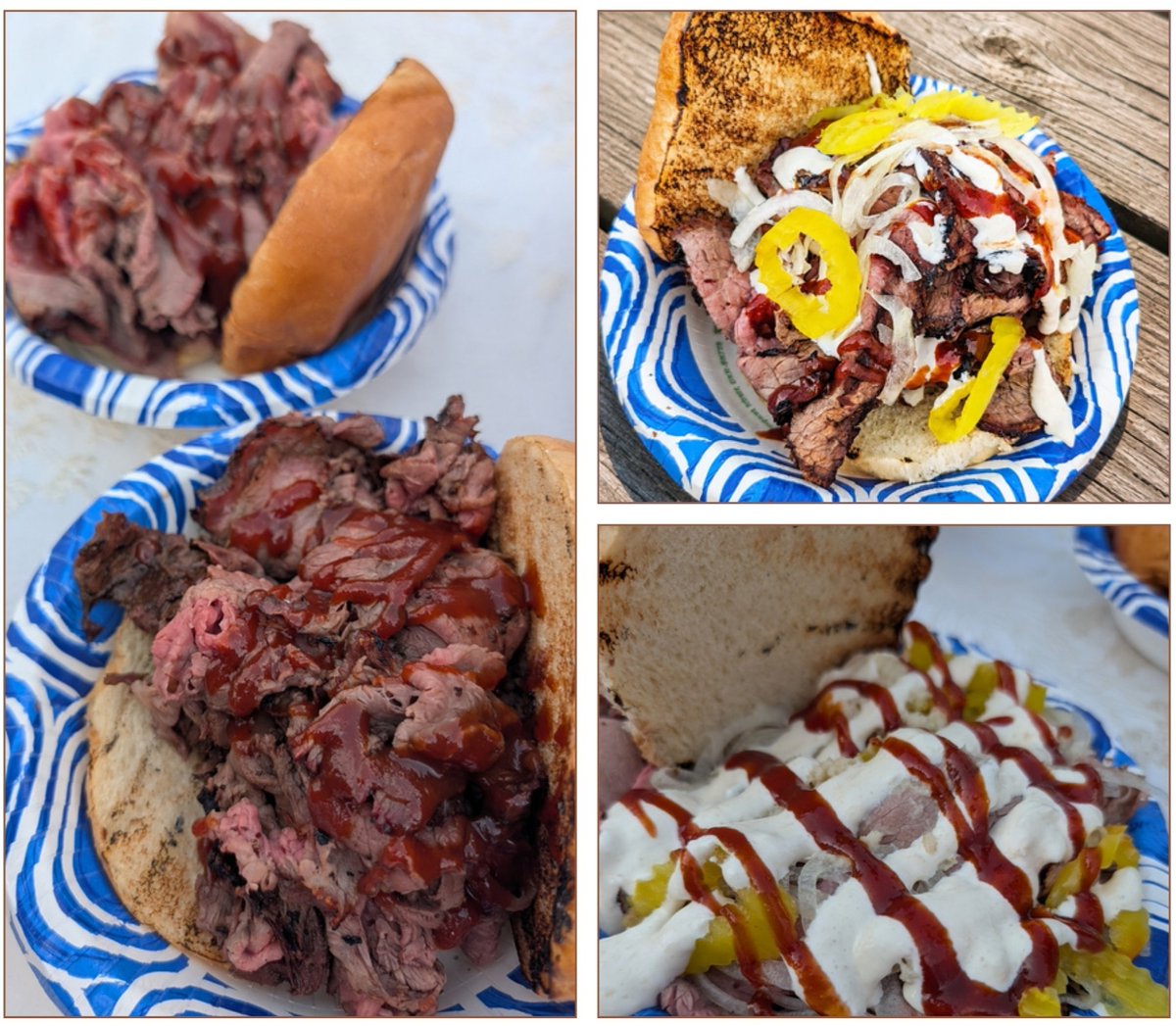 ElizColorado's tweet photo. ELIZABETH BACKYARD BBQ VENDOR SPOTLIGHT: CARRIAGE GRILLE
These sandwiches are just a taste of what's coming to Elizabeth's Backyard BBQ Tasting Experience at Running Creek Park on Saturday, August 29, Noon to 4:00 PM.

Only $10 to get 5 tastings!

https://t.co/BsciYgNdQK https://t.co/9iXk6wQytg