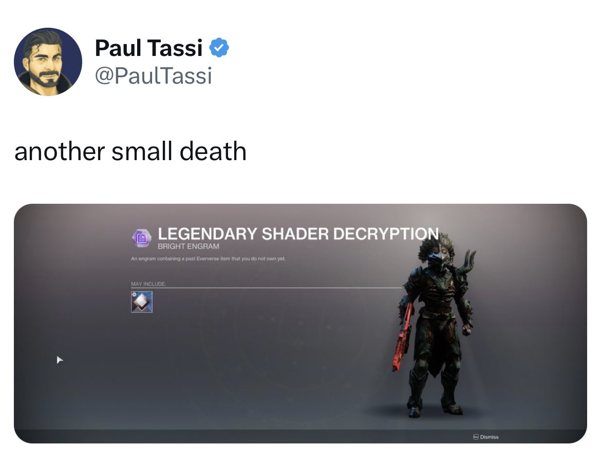 Dredgen Sale🔜 GCX ⬛️⬜️🟪 tweet media