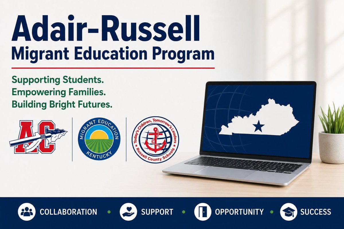 RussellCoBOE's tweet photo. Russell County Schools has partnered with Adair County Schools to form a collaborative consortium that expands services for students and families served through the Migrant Education Program. Through this partnership, the districts will share...
https://t.co/d4Uos59fJn https://t.co/4mTKjiEVrc