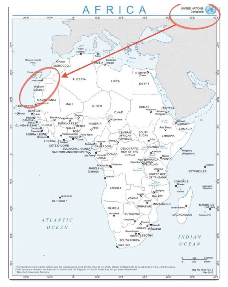 Westsahara1976's tweet photo. Boycott “THE ODYSSEY”

This film was partly shot in Dakhla, in Western Sahara 🇪🇭, which is illegally occupied by Morocco 🇲🇦. See United Nations official map.

Art in the service of violation of international law. This prolongs the suffering and odyssey of the Sahrawi people. https://t.co/NCyqqiqV4O