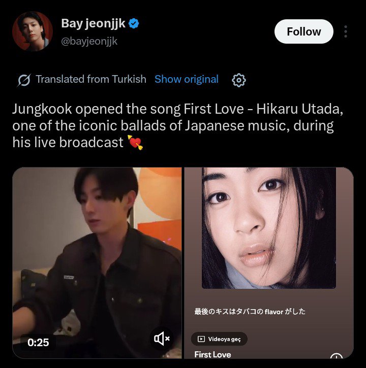 TMITODAY_'s tweet photo. Did Jungkook just went live for 50 second just to play this song?the same day iu and jongsuk broke up announcement?winter you're so over not Jungkook declare his love for iu in big 2026 😂😂😂 https://t.co/yE4GPbNUJL