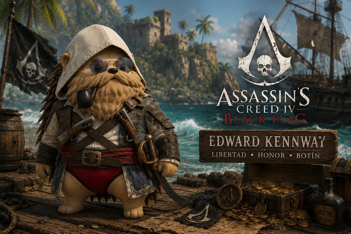zahidko's tweet photo. ya salió el remaster de assasins creed 4 black flag el cual podria decir que es mi AC favorito aunque no se si jugarlo en stream https://t.co/nZa4ChhI5R