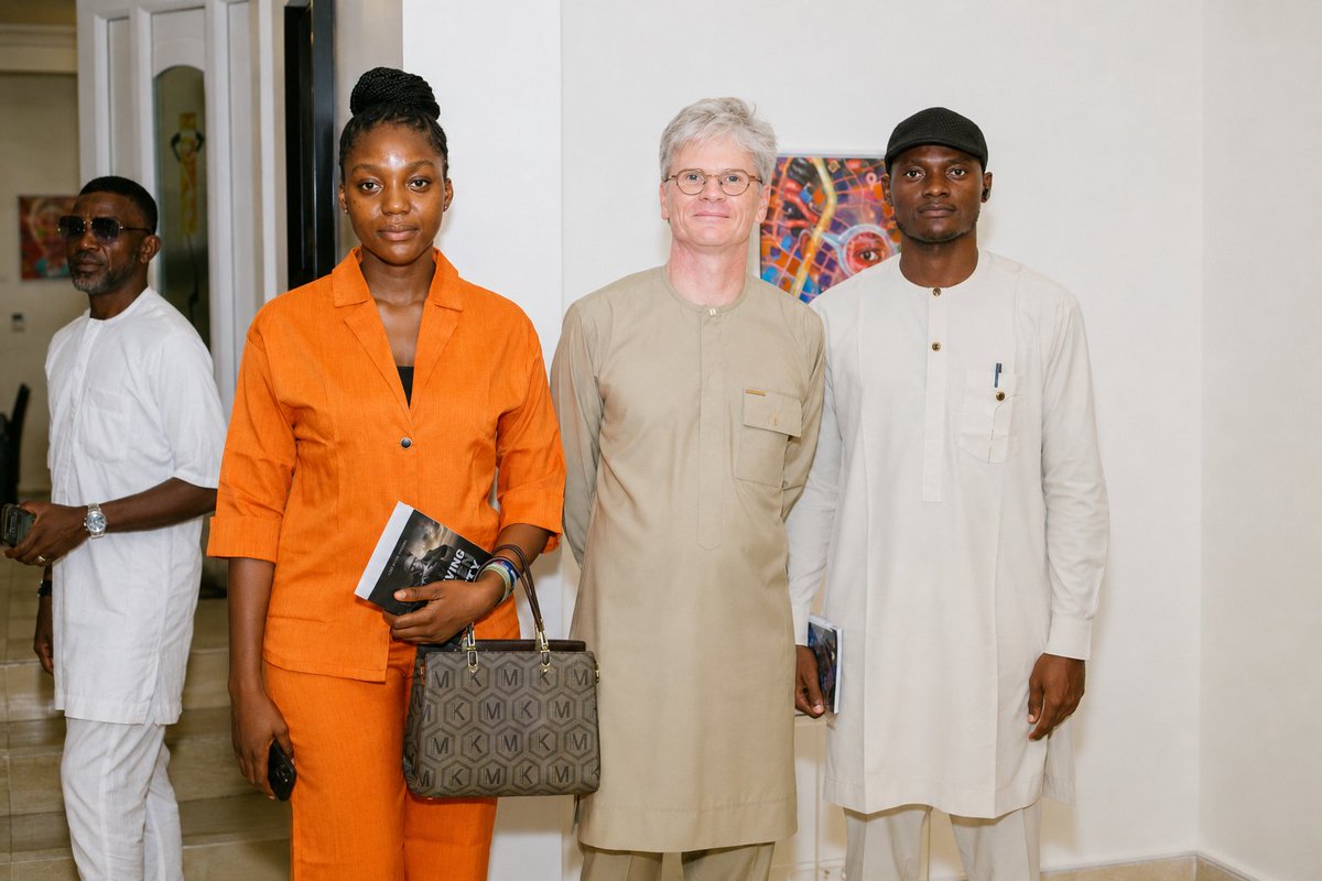 fridayogd's tweet photo. I was at the Embassy of Belgium on Thursday, July 9, 2026, for a presentation of the book "Surviving Broken Society" authored by Jaffer Isaak, a Kenyan anti-tribalism activist. I also had the opportunity of meeting the Ambassador of Belgium to Nigeria, HE Pieter Leenknegt. https://t.co/Cail1TQh7d