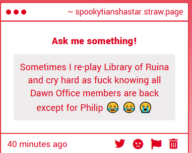 🇵🇹 Spooky, Tiansha Star (天殺星) of #dawnofficetwt tweet media