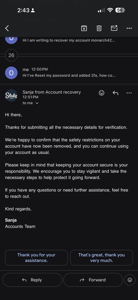 DDG77_'s tweet photo. THANK YOU SO MUCH @Stake @StakeEddie I’m so happy I got my account back!! Went straight to play and got blessed instantly 🍀 https://t.co/AjyNIwdxuq