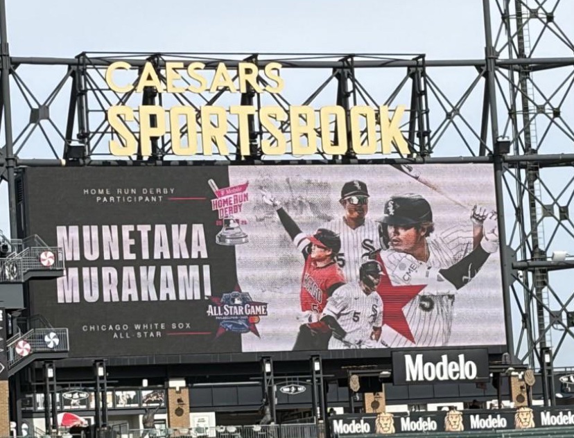 SoxTranslator's tweet photo. 球場でただいま発表がありました。今年のホームランダービーに村上宗隆さんが出場します！

#村上宗隆　#WhiteSox https://t.co/EXMCy0wcAH