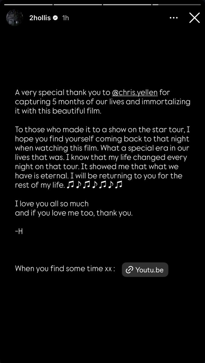 holliscented's tweet photo. nah he’s so sweet ))))): I miss him a lot! Star Tour was beyond special and it was one of the first shows I ever attended as a 21 year old, a piece of live art that kicked off adulthood for me ★ :) 09/21/2025 will always hold such a dear place in my heart forever MWUAHHHH https://t.co/tuRcPns2Rh