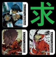 yayhaa5's tweet photo. 【交換】TRIGUN トライガン マキシマム コースター カフェ

譲:6巻、7巻、11巻、12巻、13巻、他過去コラボコースター(中外、カラ鉄、HUB)
求:2巻、4巻、5巻

画像2枚目と表紙絵7巻11巻は1:2可。
他表紙絵は1:1。
都内手渡し、郵送交換可能。

検索からでもお気軽にどうぞ。 https://t.co/kf60oUzFlm