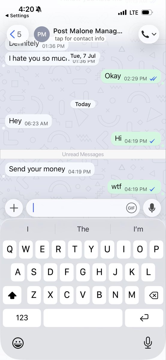 ZickMariah33650's tweet photo. He called me he was asking money from me but I told him no and he called me the f word and he called me stupid https://t.co/zyB72yTBIq