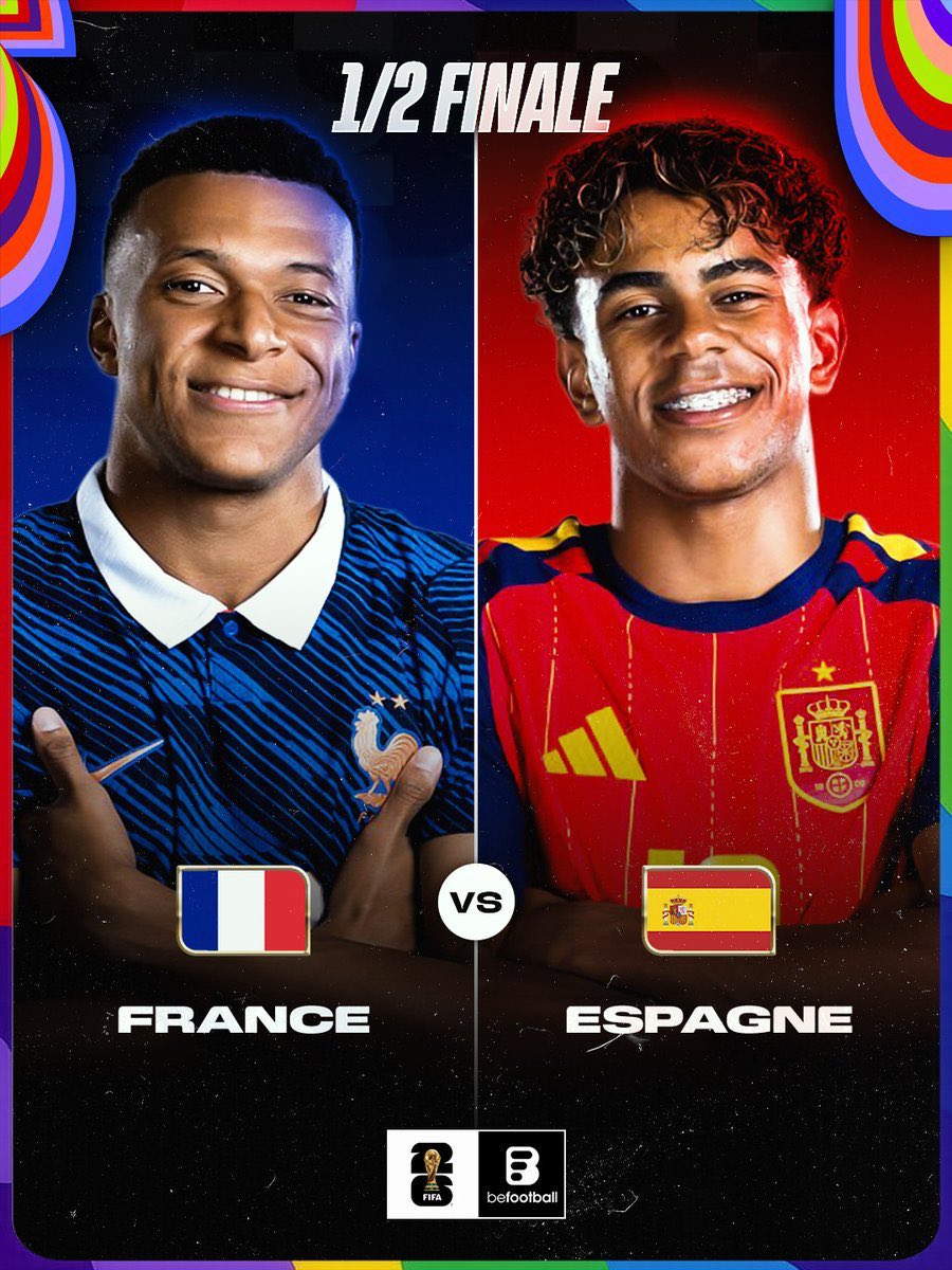 unpocotendencia's tweet photo. “España”

Porque la primer semifinal del Mundial 2026 es España vs Francia. https://t.co/JC31oDVdCt